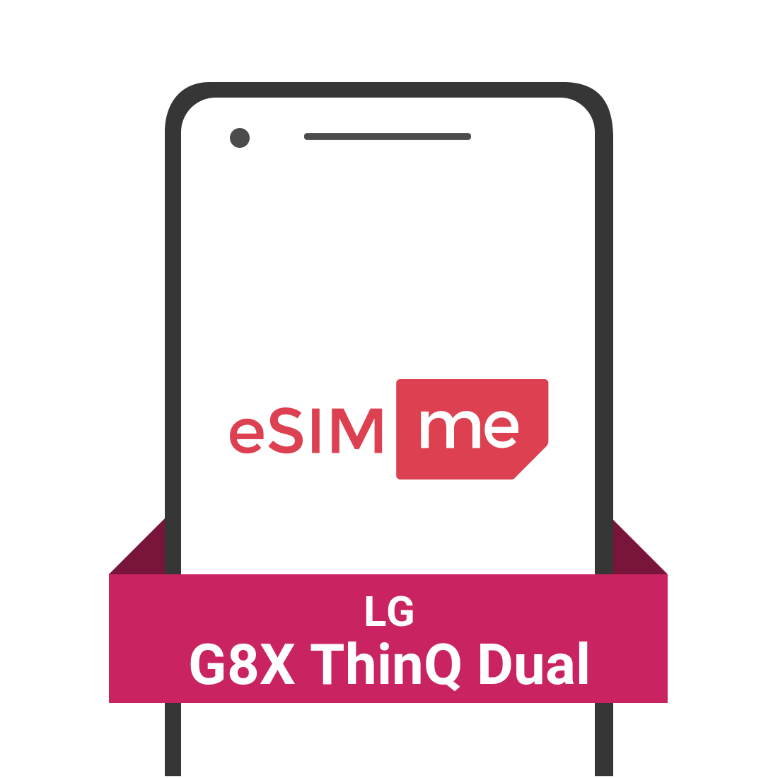 Get eSIM for your ❤︎ LG G8X ThinQ Dual | eSIM.me